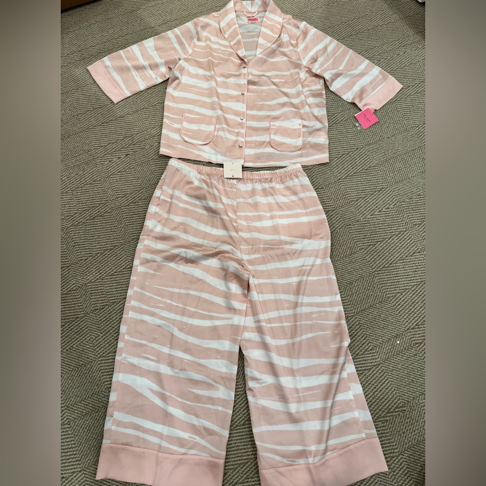 NWT Kate Spade satin pajamas size XL